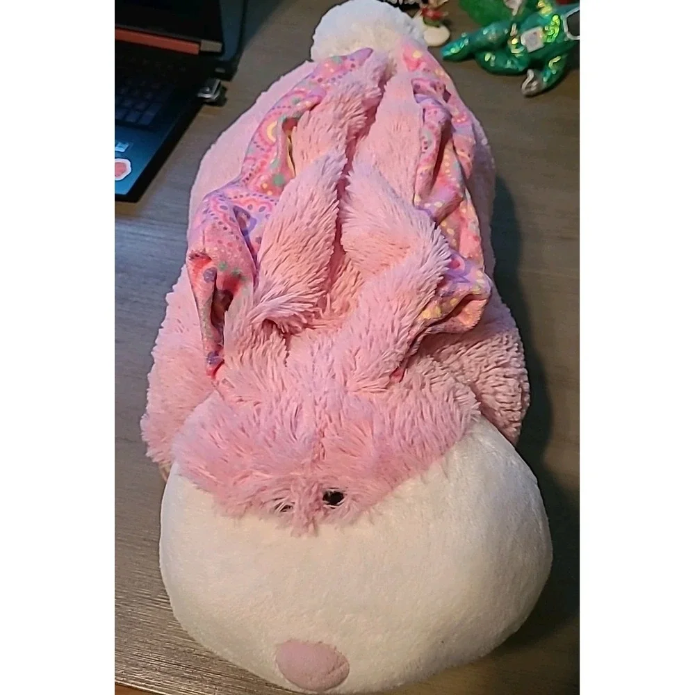 Pillow Pets Original Springtime Pink Bunny 18" Rare - Picture 2 of 9